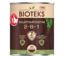 Антисептик Текс Bioteks 2-в-1 декоративный для дерева бесцветный 0,8 л