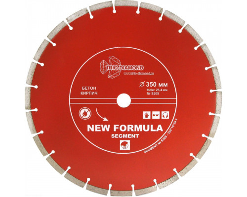 Диск алмазный сегментный New Formula 350х25.4 мм