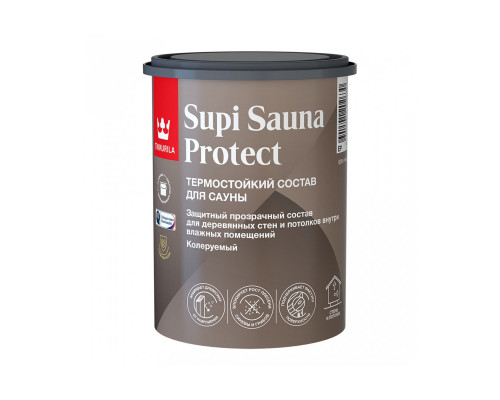 Термостойкий состав для сауны Tikkurila Supi Sauna Protect 0,9 л