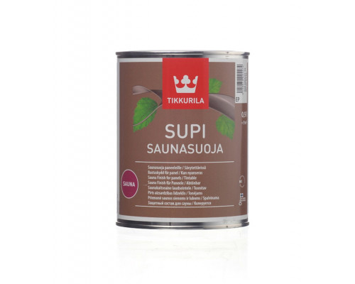 Антисептик Tikkurila Supi Saunasuoja для бань и саун бесцветный 0,9 л