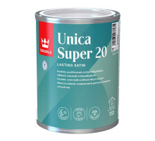 Лак алкидно-уретановый яхтный Tikkurila Unica Super 20 основа EP бесцветный 0,9 л полуматовый