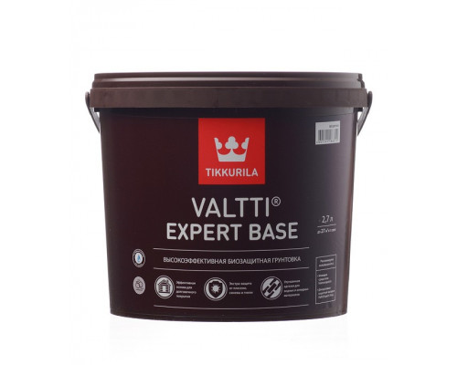 Антисептик Tikkurila Valtti Expert Base грунтовочный для дерева бесцветный 2,7 л