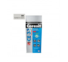 Затирка Ceresit CE 33 04 серебристо-серая 2 кг