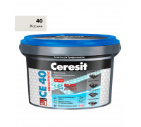 Затирка Ceresit CE 40 aquastatic 40 жасмин 2 кг